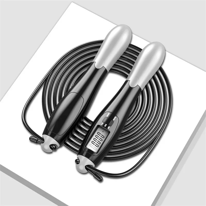 Smart Jump Rope Digital Counter - Digitales LCD-Springseil mit intelligentem Zähler, verstellbares