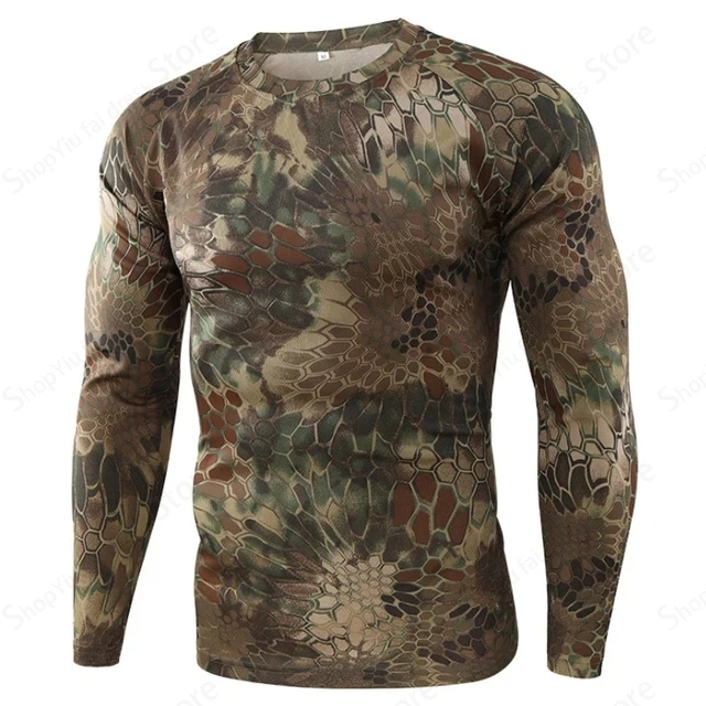 Herren Camo Langarm-T-Shirt, t – Hiking Bewertung und Preis